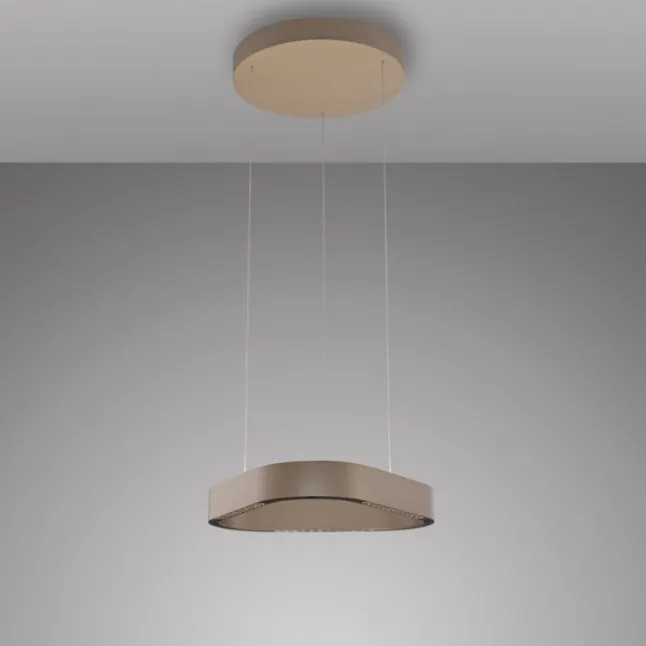 Paul Neuhaus LED Pendelleuchte Q-STRETTO, bronce