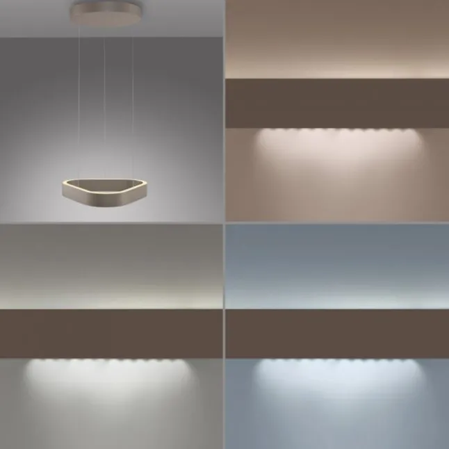 Paul Neuhaus LED Pendelleuchte Q-STRETTO, bronce