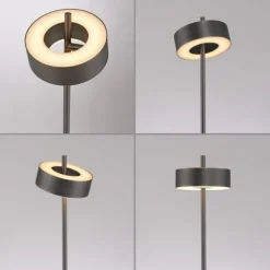 Paul Neuhaus LED Stehleuchte Q-ROTATE dark-metal brown Smarthome