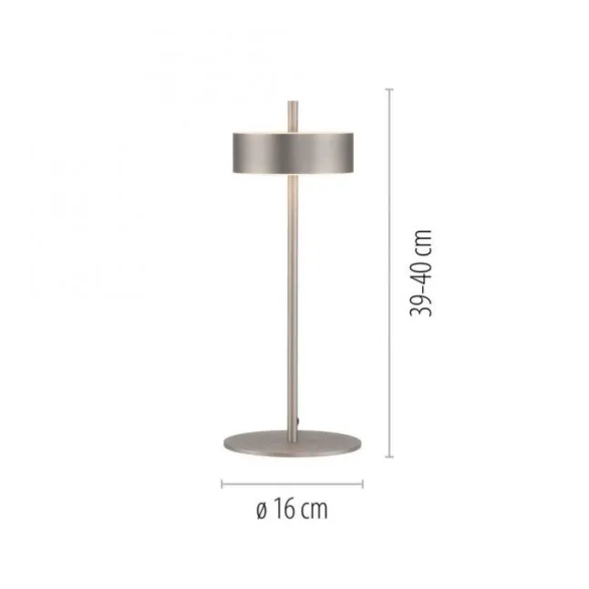 Paul Neuhaus LED Tischleuchte Q-ROTATE aluminium Smarthome App