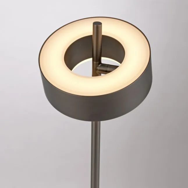 Paul Neuhaus LED Tischleuchte Q-ROTATE dark-metal brown Smarthome