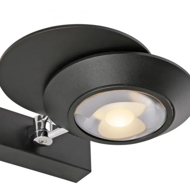 Paul Neuhaus LED Wandleuchte PURE Oculis, black pearl, dimmbar, dreh+schwenkbar