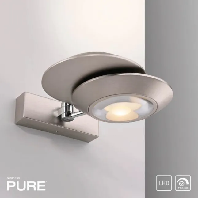 Paul Neuhaus LED Wandleuchte PURE Oculis, diamond, dimmbar, dreh+schwenkbar