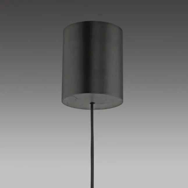 Paul Neuhaus Pendelleuchte PURE E-Vitrum dark-metal brown elektrisch