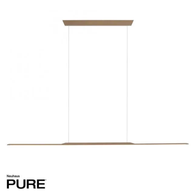 Paul Neuhaus Pendelleuchte PURE Surface bronce 160x25 höhenverstellbar