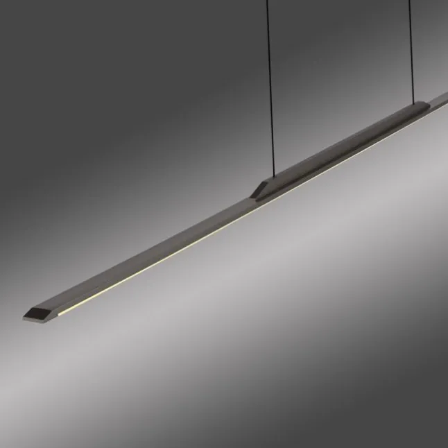 Paul Neuhaus Pendelleuchte PURE Surface platin (grau) 125x25 höhenverstellbar