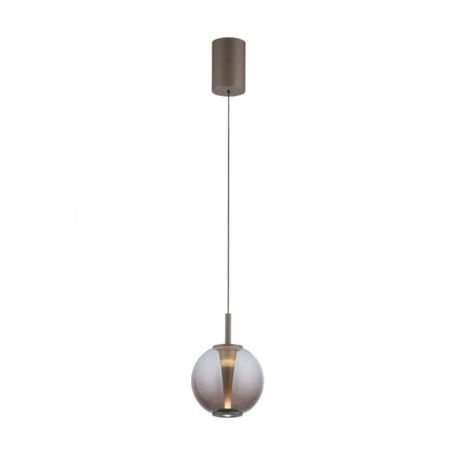 Paul Neuhaus Pendelleuchte PURE Infinity bronce, Comfort Lift Funktion