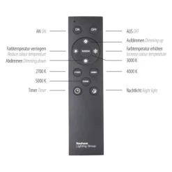 Paul Neuhaus PURE Lines Square LED Deckenleuchte graphite 55x55cm CCT dimmbar