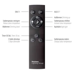 Paul Neuhaus PURE Mira LED Deckenleuchte diamond (alu) 6 flammig dimmbar CCT