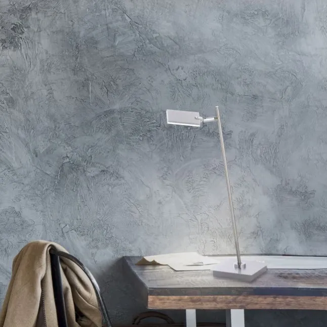 Paul Neuhaus PURE Mira LED Tischleuchte aluminium dimmbar Schreibtischlampe