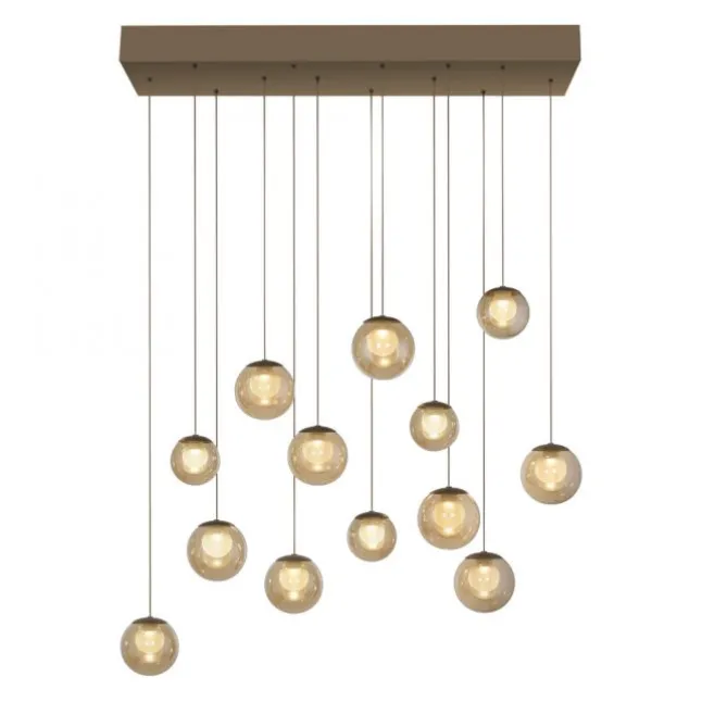 Paul Neuhaus PURE Popup,LED Pendelleuchte bronce, 13 flammig