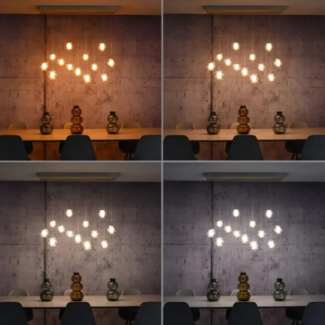 Paul Neuhaus PURE Popup,LED Pendelleuchte bronce, 13 flammig