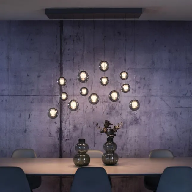 Paul Neuhaus PURE Popup, LED Pendelleuchte, mystic grey,
