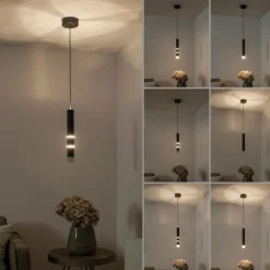 Paul Neuhaus PURE Vega LED Pendelleuchte aluminium 1 flammig mit Lichtmodi