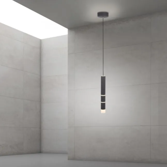 Paul Neuhaus PURE Vega LED Pendelleuchte schwarz 1 flammig mit Lichtmodi