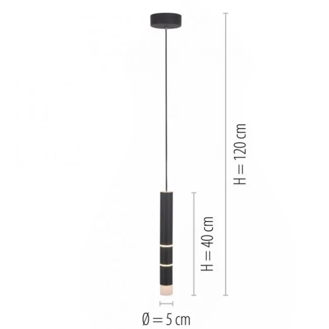 Paul Neuhaus PURE Vega LED Pendelleuchte schwarz 1 flammig mit Lichtmodi