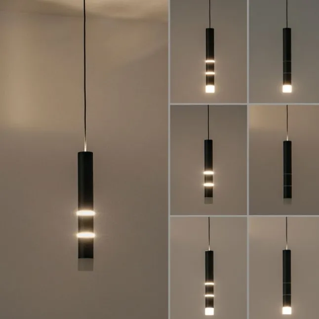 Paul Neuhaus PURE Vega LED Pendelleuchte schwarz 3 flammig mit Lichtmodi