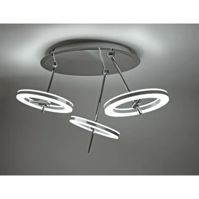 Paul Neuhaus, Q-AMY, LED-Deckenleuchte, stahlfarben, Smart Home (Auslauf)