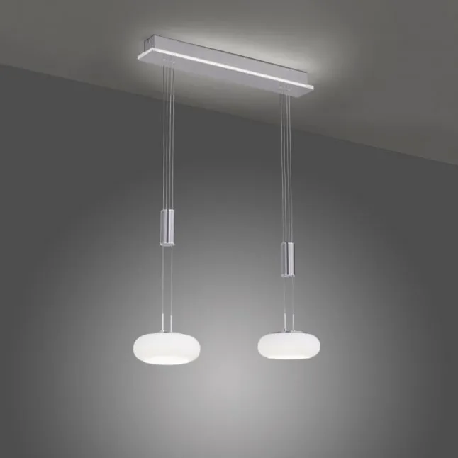 Paul Neuhaus, Q-ETIENNE, LED Pendelleuchte stahl, Smart Home