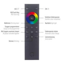 Paul Neuhaus, Q-KAAN, LED Deckenleuchte, stahl, Smart Home