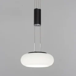 Paul Neuhaus Q Pendelleuchte Smart Home schwarz rund 3 flammig