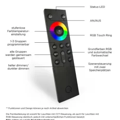 Paul Neuhaus, Q-RILLER, Pendelleuchte, RGB, Fernbedienung, Smart Home