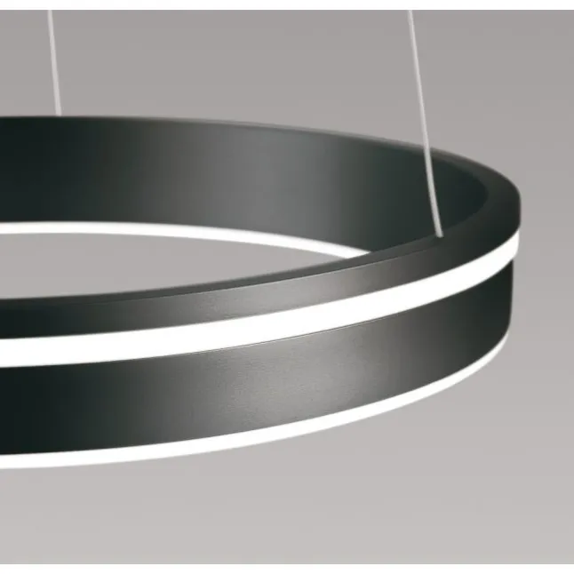Paul Neuhaus, Q-VITO, LED-Deckenleuchte, anthrazit, Ø 40cm, rund, Smart Home