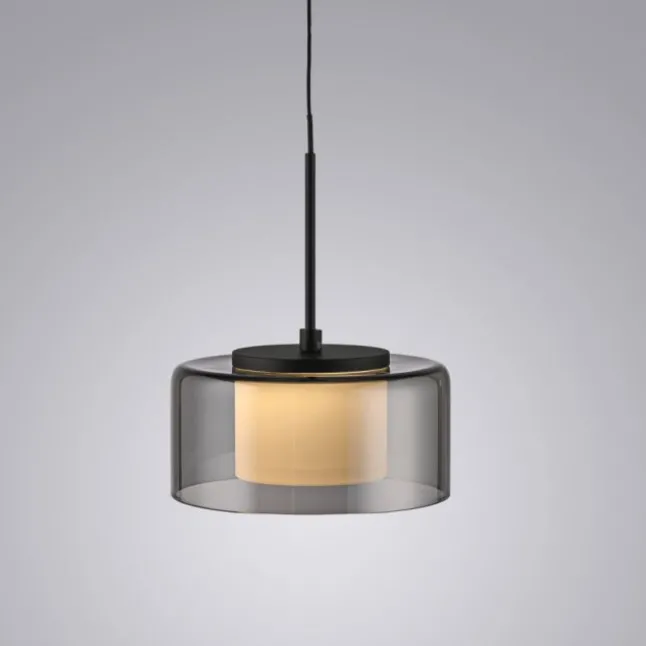 Pendelleuchte LED RIKA 1 flammig schwarz Comfort Lift Simply Dim