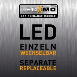 PURE Gemin LED-Deckenleuchte, puristisches Design, gebürstet, Aluminium