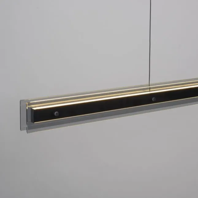 Schöner Wohnen-Kollektion LED Pendelleuchte LENA, schwarz, Dimmer, Up-and Down