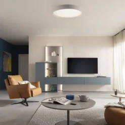Schöner Wohnen-Kollektion LED Deckenleuchte TAVOLI, sandfarben, rund D=49cm, CCT, Fernbedienung