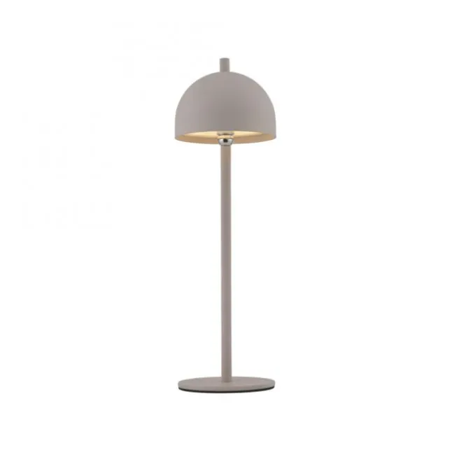 Schöner Wohnen-Kollektion LED Akku Tischleuchte BELLIES, Sandfarben, aufladbar, USB