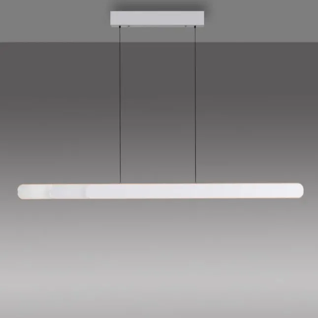 Schöner Wohnen-Kollektion LED Pendelleuchte ADRIANA ROUND, weiss, dimmbar