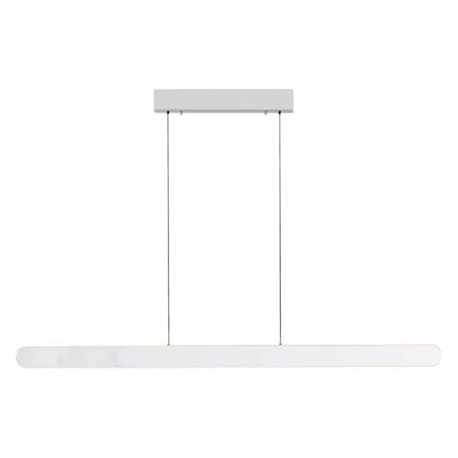 Schöner Wohnen-Kollektion LED Pendelleuchte ADRIANA ROUND, weiss, dimmbar