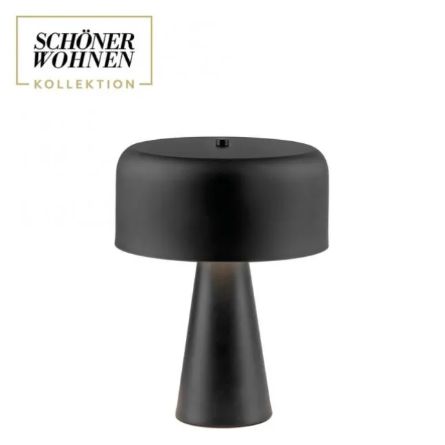 Schöner Wohnen-Kollektion Tischleuchte PENTO, schwarz, 1,5 m Kabel